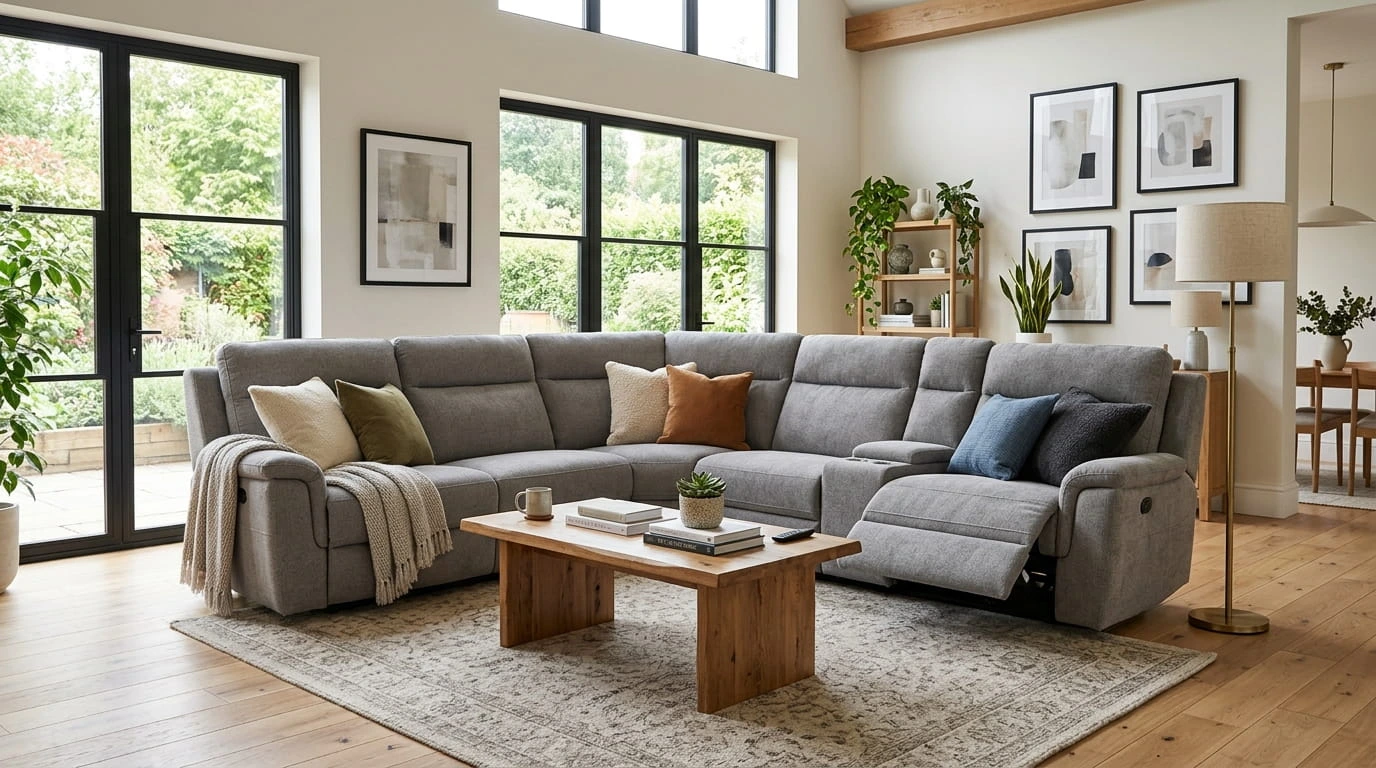 reclining sectional