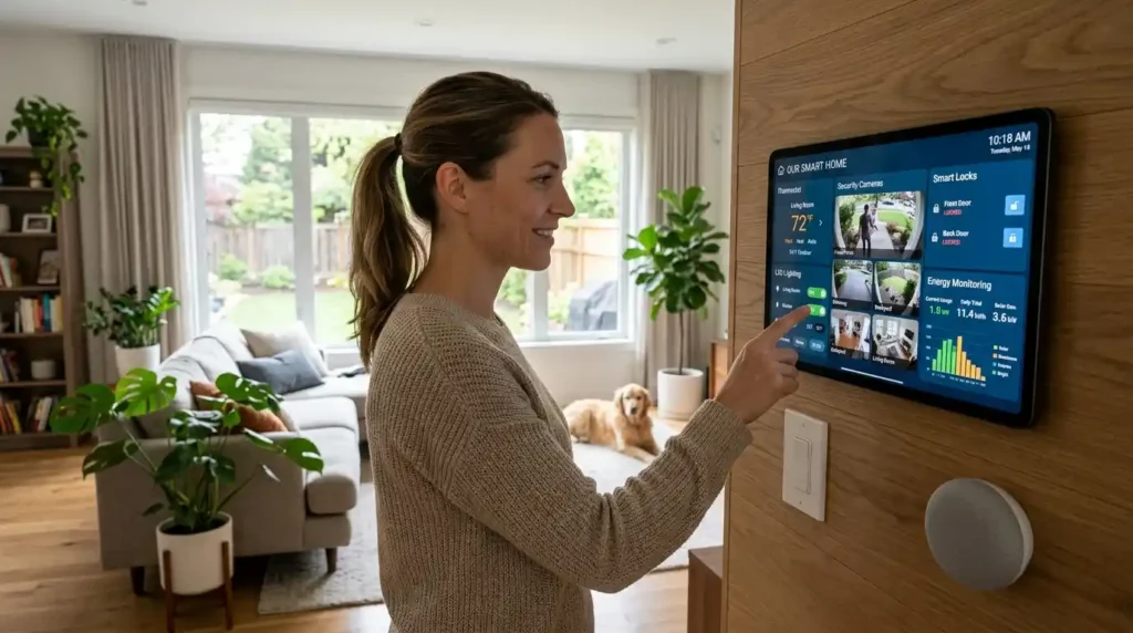 Smart home technology for energy efficiency and home safety