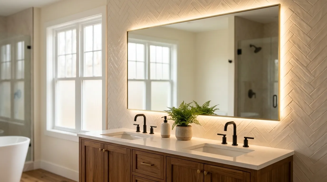 Mirror On Bathroom